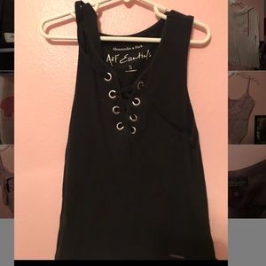 Lace Up Tank Top